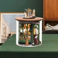 thumbnail image 1 of Casa ñecas en miniatura de madera DIY Perfecl modelo estilo D, 1 of 8