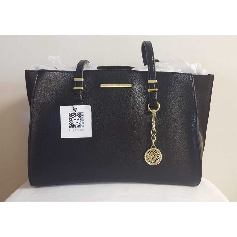 Anne Klein Womens Head To Toe Faux Leather Pebbled Tote Handbag -  Walmart.com