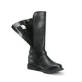 thumbnail image 3 of BURUDANI Girls Kids Winter Cute Knee High Fashion Side Zipper Riding Boots, 3 of 6