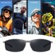 thumbnail image 5 of Gafas de sol de aleación para hombre con caja, gafas polarizadas con protección UV400 para deportes al aire libre, para ciclismo, correr, pescar y golf, 5 of 5