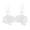 White, variant on Women's Balconette Bra with Push Up Effect 1 /2 Cup Lace Bra Underwired Low Cut Bra Bows Shelf Bra Bralette Lingerie