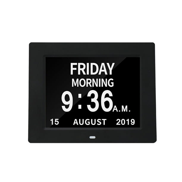Digital Clock with Daylight Saving and Night Dimming 12 Alarm clocks