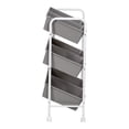 thumbnail image 4 of Honey Can Do 6-Bin Rolling Storage or Craft Cart, Grey/White, 4 of 10