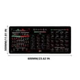 thumbnail image 3 of Alfombrilla de Ratón Grande para Juegos: Base de Goma Antideslizante de 2 Mm de Grosor con Superficie de Tela de Alta Densidad, Impresión Por Transferencia Térmica con Temática Financiera para Uso Co, 3 of 3