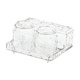 thumbnail image 4 of Juego de portacepillos de dientes y vasos, organizador de baño, elegante juego de accesorios de baño Claro, 4 of 9