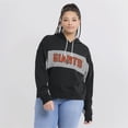 thumbnail image 6 of Women's Fanatics Black San Francisco Giants Filled Stat Sheet Pullover Hoodie, 6 of 7