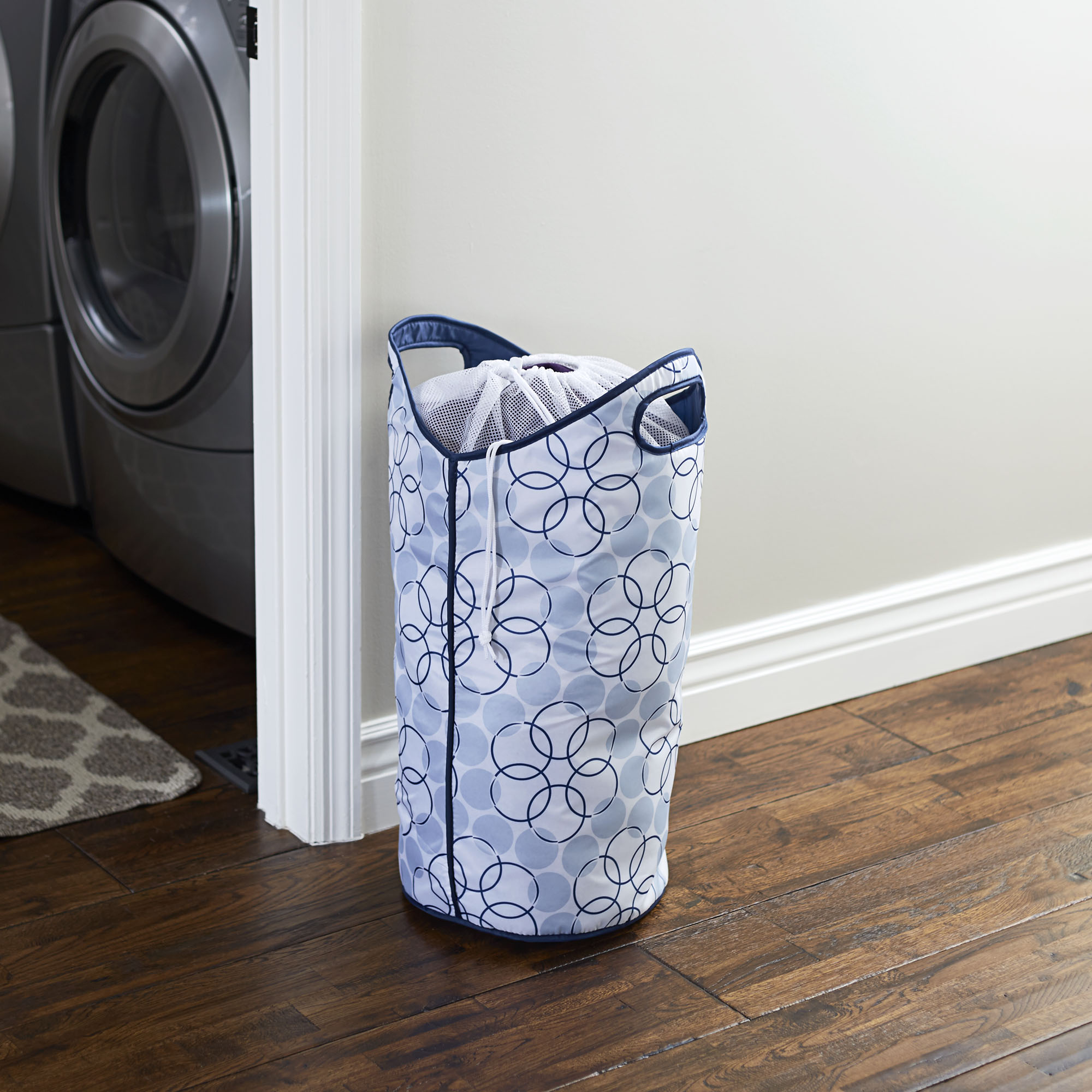 Household Essentials Patterned Laundry Hamper Tote - image 3 of 4