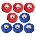 thumbnail image 2 of Shisuyan 8 Pcs Rondelles Coulissantes de Table pour Enfants pour Fête, Jeu de Soccer de Table, Perles Roulantes, Rouleaux à Friser, 2 of 9