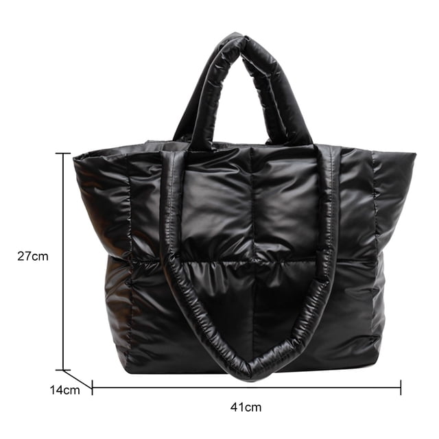 Bolsos De Mujer Bolsa de viaje de pana acolchado informal con asa superior portátil para viajes de compras Sywqhk Para Estrenar