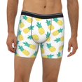 thumbnail image 2 of Men'S Boxer Briefs, Fresh Pineapple Soft And Breathable Mens Underwear Boxer Briefs With Widen Waist, 2 of 2