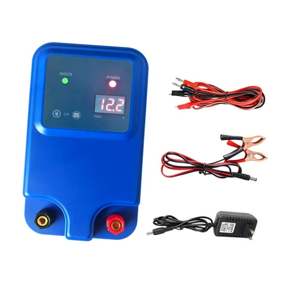 Kuntesetty Electric Fence Blue Lightweight Professional 5km Range Accessory Electric Fence