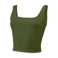 thumbnail image 3 of Crop Tops for Women Basic Workout Tank Tops Woman Sleeveless Shirt Going Out Top, 3 of 5