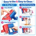 thumbnail image 5 of JoyStone Kids Vacuum Cleaner Toy, 4-in-1 Pretend Play Vacuum with Sound, Color-Changing Lights, Detachable Attachments and Dust Cup, 5 of 9