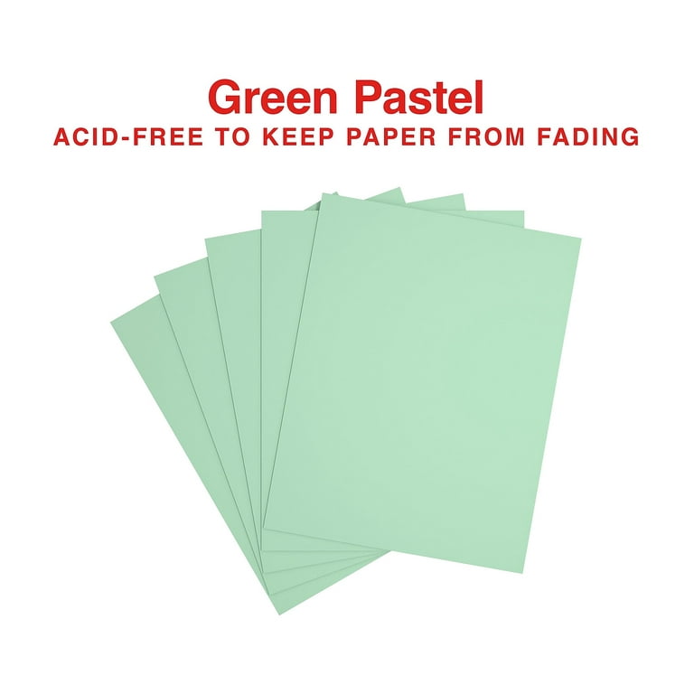 Pastel Colored Copy Paper, 8-1/2x11, Green