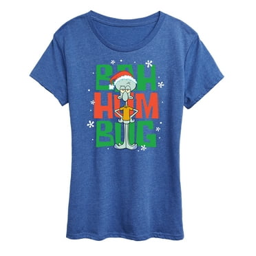 SpongeBob SquarePants - Squidward Bah Humbug - Women's Lightweight French Terry Pullover