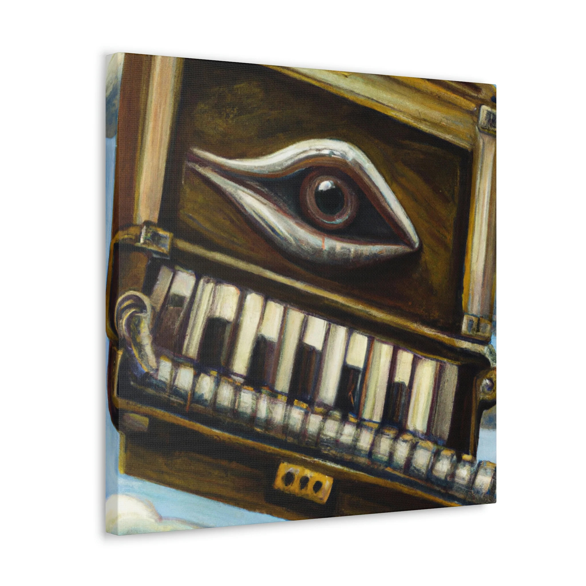 Harmonica's Surreal Melody - Canvas