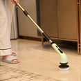 thumbnail image 3 of Riwcyla Cordless Electric Cleaning Machine Rechargeable Automatic Kitchen Dishwashing Brush Bathtub Tile Professional Cleaning Tool with Telescopic Rod, 3 of 6