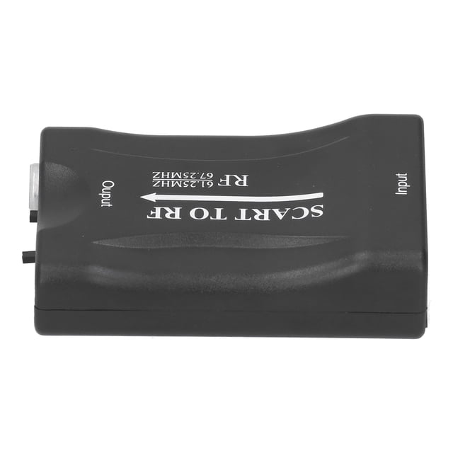 Converter de video Scart, Conmutado 61.25 MHz/67.25 MHz Scart a la Reducción del Adaptador de Rf en la Pérdida de Transmisión Con la Interfaz de Sintonizador para la Salida
