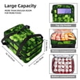 thumbnail image 3 of Saint Patrick's Day Large Capacity Double Layered Insulated Refrigerated Lunch Bag with Two Compartments, Carry Handle - 7.1x11.4x16.1 Inches, 3 of 6