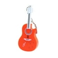 thumbnail image 2 of Tiny Violin Keychain Keyring with Sound Miniature Violin Keychain Novelty Musical Keychain for Women Men Cars Rearview Mirror Orange, 2 of 8