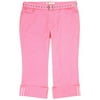 Faded Glory - Women's Plus Belted 5-Pocket Cuff Pant