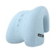 thumbnail image 3 of Almohada para siesta, almohada de viaje, almohada de espuma viscoelástica multiusos, transpirable y portátil. Azul, 3 of 9