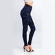 thumbnail image 4 of Pantalones de yoga Gibobby casuales para Mujeres Leggings elásticos Estampado de rayas térmicas azul XL, 4 of 5