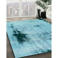 thumbnail image 2 of Ahgly Company Indoor Square Abstract Blue Ivy Blue Persian Area Rugs, 3' Square, 2 of 6