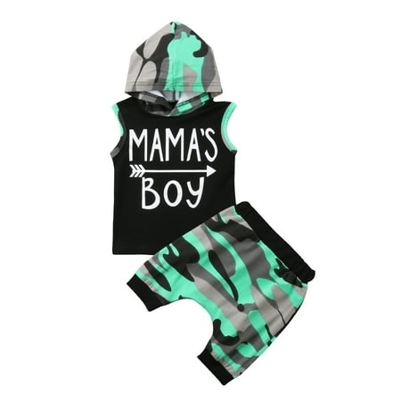 

Kuriozud Baby Boys Girls Sleeveless Hooded T-Shirt Sunflower Shorts Outfits Sets