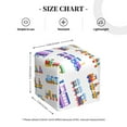 thumbnail image 2 of Tissue Box Cover, Trains colorful Pattern Leather Tissue Box Holder - Tissue Case Facial Paper Organizer for Bathroom, Vanity Countertop, Tabletop, Car, Night Stands,, 2 of 5