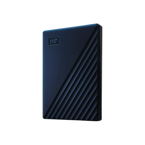 WD My Passport pour Mac WDBA2D0020BBL - Disque Dur - Chiffré - 2 To - Externe (portable) - USB 3.2 Gen 1 - AES 256 Bits - Bleu Minuit