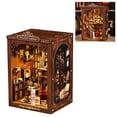 thumbnail image 4 of Book Nook Kits For Adult, 3D Wooden Puzzle Booknook, Miniature Bookend Bookshelf Booknooks House, 4 of 8