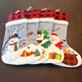 thumbnail image 3 of Adornos navideños Calcetines navideños Anciano muñeco de nieve bolsa de regalo Adornos navideños Calcetines colgante, anciano, venado, muñeco de nieve, oso brillar  Electrónica, 3 of 5