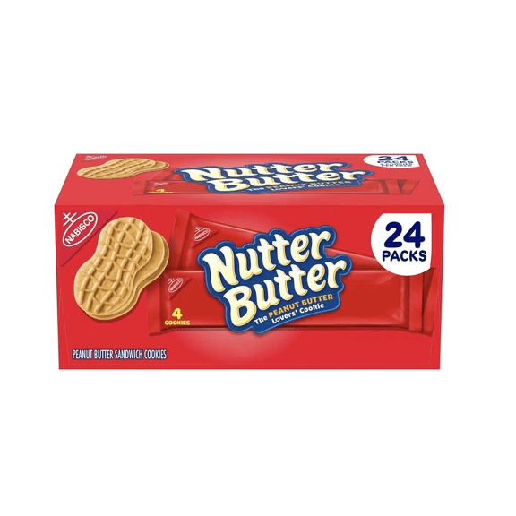 Nutter Butter Peanut Butter Sandwich Cookies, 24 pk.