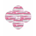 thumbnail image 7 of 15 Inch Round Placemats Set of 4, Pink Gray Stripes Non Slip Heat Insulation PP Table Mats, Watercolor Modern Abstract Minimalist Washable Place Mats for Kitchen Dining Party Table Decor, 7 of 7