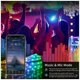 thumbnail image 3 of Tira de luces LED de 10 m 300, cadena de luces LED Luces LED sinfónicas con juego de música Bluetooth Luces coloridas Tira de luces que cambian de color Carpa Tira de luces de agua corriente, 3 of 5