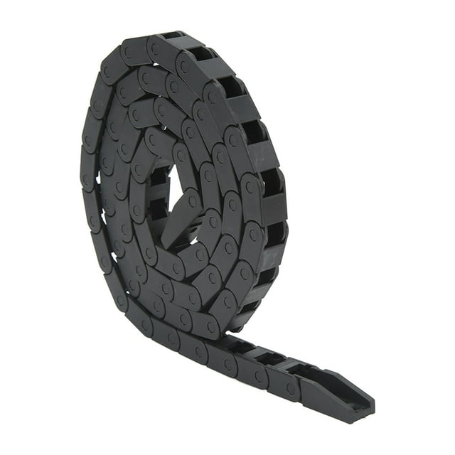 Chaîne en Nylon, Chaîne de Transport de Fil Facile à Installer Traitement Fin Température Robustesse pour Appareils d'Automatisation pour Machine CNC Outil