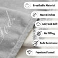 thumbnail image 3 of LHSHID Religious Gifts for Women Catholic Bible Verse Blanket Flannel Soft and Comfortable Anti static Bed Sofa Blanket 40x50in, 3 of 6