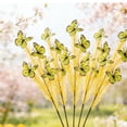 thumbnail image 4 of Artificial Butterfly Branch Decorative Arrangement - Polyester, 65cm Flower Bouquet for Vase, Table Centerpieces, Weddings, Parties, and Home Decor - Hot Pink Yellow, 4 of 5