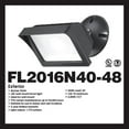 thumbnail image 4 of EnviroLite FL2016N40-48 Bronze Outdoor LED Adjustable Single-Head Flood Light, 4 of 5