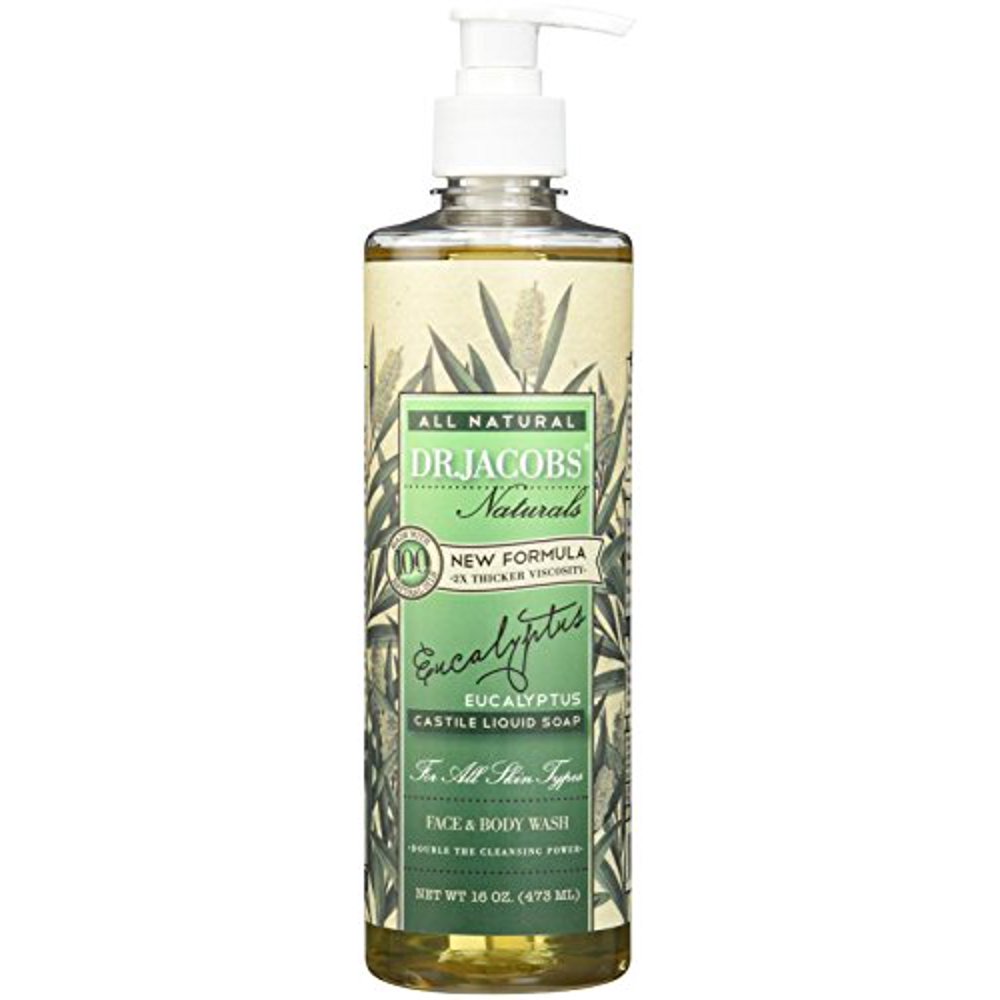 Dr. Jacobs Naturals Face & Body Wash, Eucalyptus, 16 Ounce