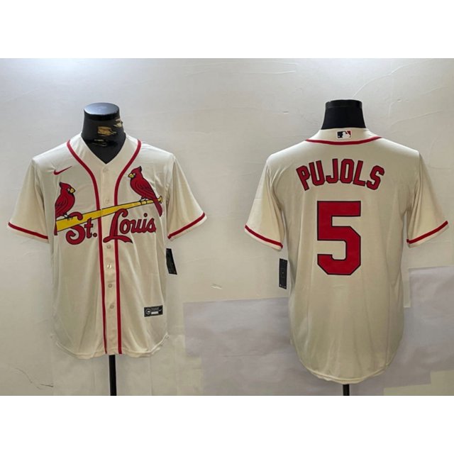 St.Louis Cardinals Baseball Jersey Men'S Embroidered Fan Edition