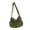 Green, variant on Ins Canvas Messenger Shoulder Bag Unisex Large Capacity School Tote
