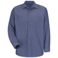 thumbnail image 2 of Red Kap Men's Long Sleeve Industrial Stripe Work Shirt, 2 of 4