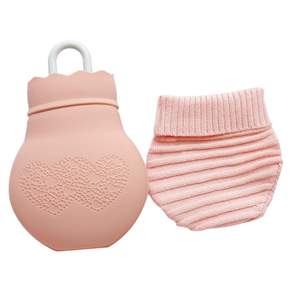 Silicone Hot Water Bottle Warm Water Bag Warm Handbags Girls Warm Palace Warm Baby Hand Warmers