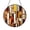 Acrylic 3.5 Inch, variant on Stained Glass Abstract Round Suncatcher Window Decor Contemporary Circular Hanging Glass Art for Home