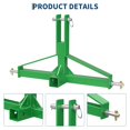 thumbnail image 3 of Kojooin 3 Point Hitch Receiver with 2 Inch Receiver and Drawbar Adapter, Heavy Duty Category 1 Tractor Hitch, 3 of 8
