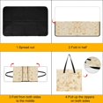 thumbnail image 4 of Colorful Floral Bohemia Outdoor Picnic Blanket, Foldable Waterproof Beach Mat, Portable Beach Blanket for Beach Camping, Hiking, Family Concerts, 4 of 8