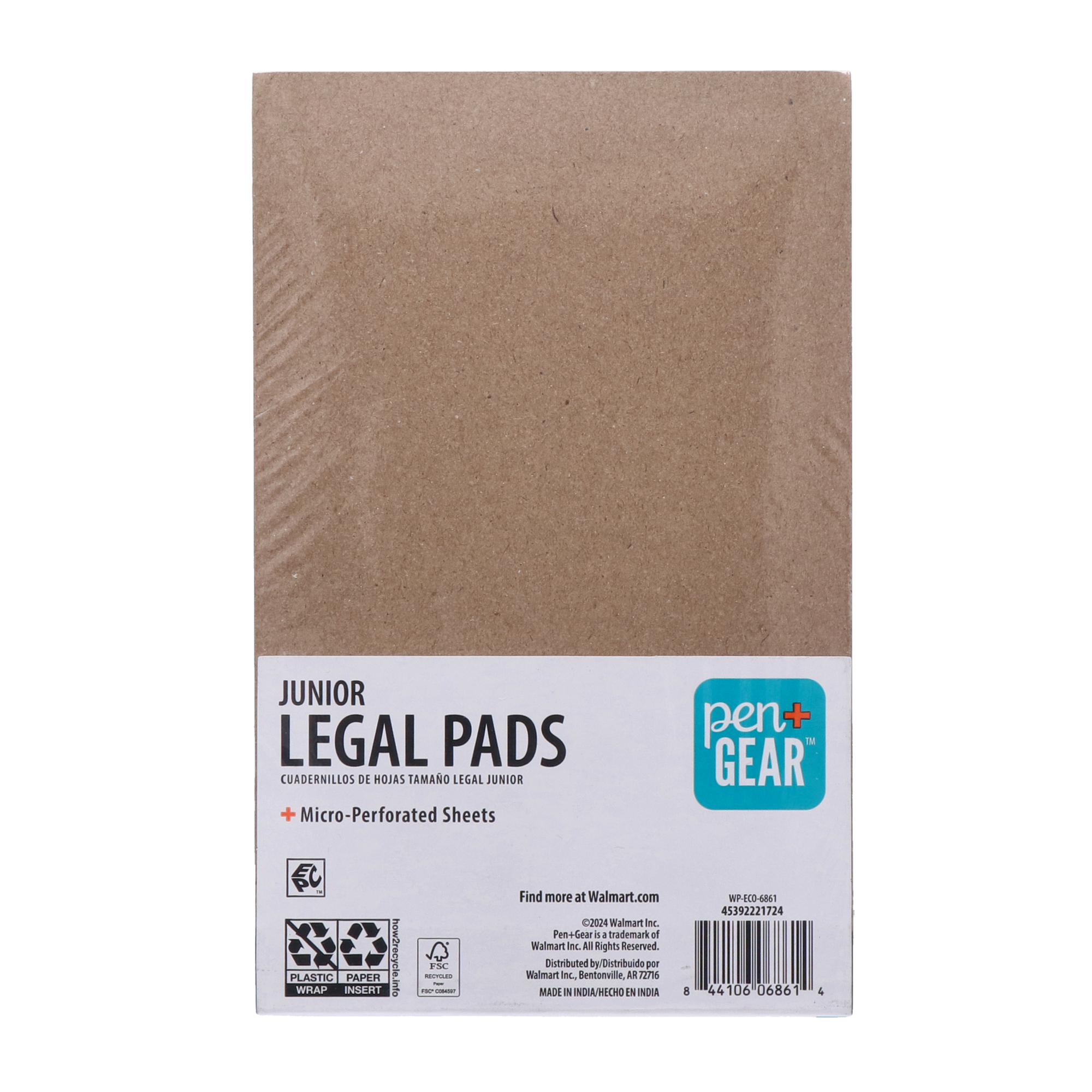 Pen+Gear Junior Legal Pads 5x8 Wide Ruled, 12 Pack photo 6