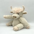 thumbnail image 4 of XIAHAO Cute Highland Cow Plush Toy with Sound, Posable 10" Realistic & Cute Stuffed Animal, Soft Jointed Scottish Cattle Doll for Birthday Christmas Festival Gifts (White No Sound), 4 of 8
